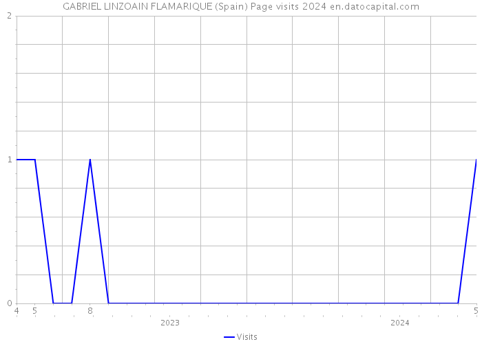 GABRIEL LINZOAIN FLAMARIQUE (Spain) Page visits 2024 