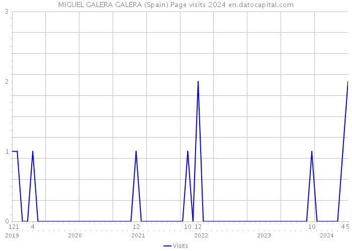 MIGUEL GALERA GALERA (Spain) Page visits 2024 
