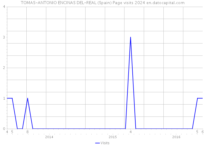 TOMAS-ANTONIO ENCINAS DEL-REAL (Spain) Page visits 2024 