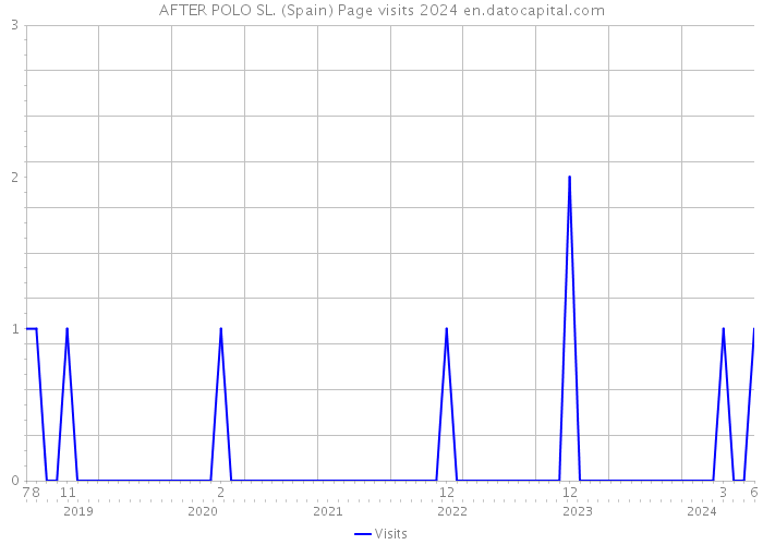 AFTER POLO SL. (Spain) Page visits 2024 