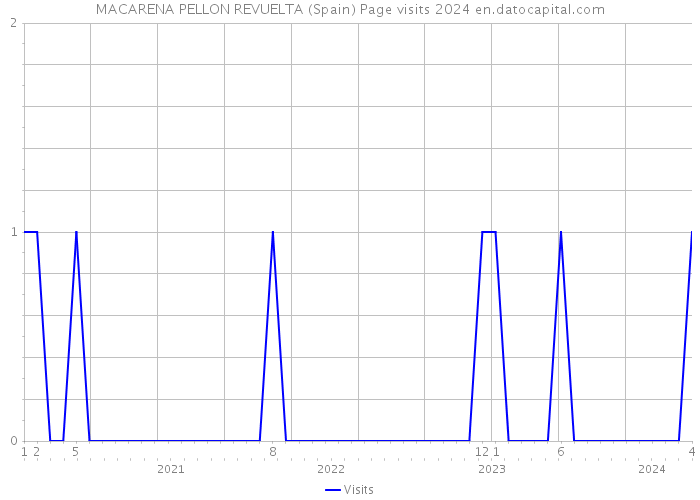 MACARENA PELLON REVUELTA (Spain) Page visits 2024 