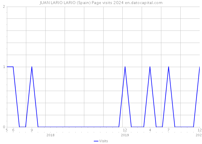 JUAN LARIO LARIO (Spain) Page visits 2024 