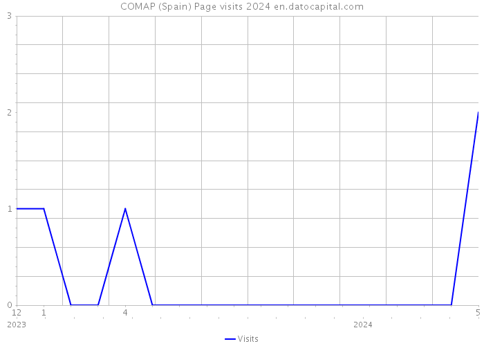COMAP (Spain) Page visits 2024 