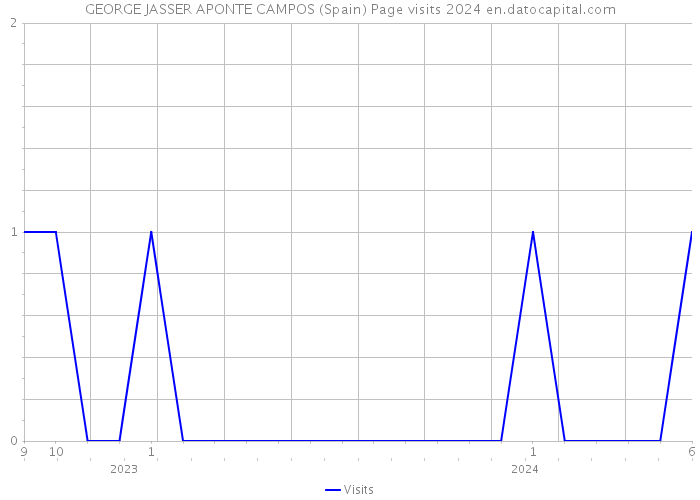 GEORGE JASSER APONTE CAMPOS (Spain) Page visits 2024 
