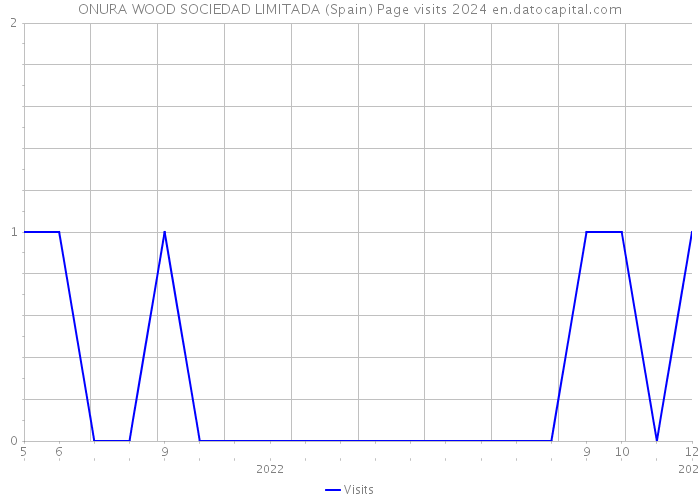 ONURA WOOD SOCIEDAD LIMITADA (Spain) Page visits 2024 