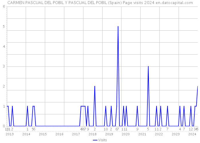 CARMEN PASCUAL DEL POBIL Y PASCUAL DEL POBIL (Spain) Page visits 2024 