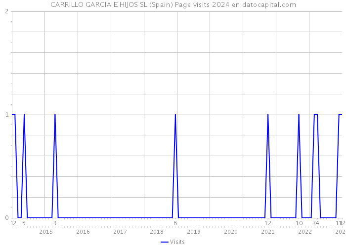 CARRILLO GARCIA E HIJOS SL (Spain) Page visits 2024 