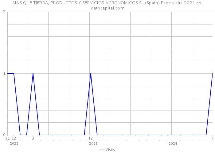 MAS QUE TIERRA, PRODUCTOS Y SERVICIOS AGRONOMICOS SL (Spain) Page visits 2024 