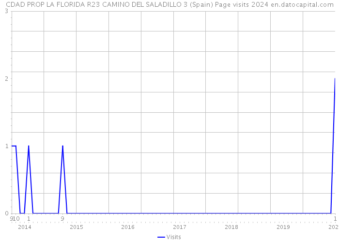 CDAD PROP LA FLORIDA R23 CAMINO DEL SALADILLO 3 (Spain) Page visits 2024 