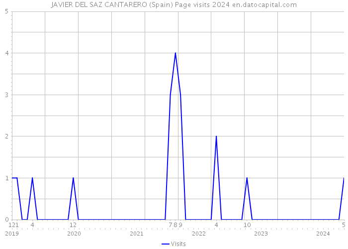 JAVIER DEL SAZ CANTARERO (Spain) Page visits 2024 