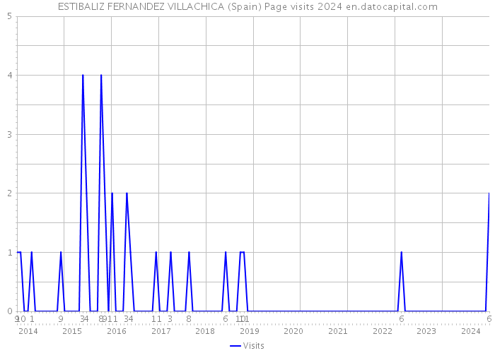 ESTIBALIZ FERNANDEZ VILLACHICA (Spain) Page visits 2024 