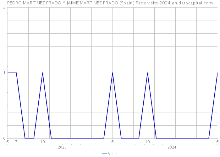 PEDRO MARTINEZ PRADO Y JAIME MARTINEZ PRADO (Spain) Page visits 2024 