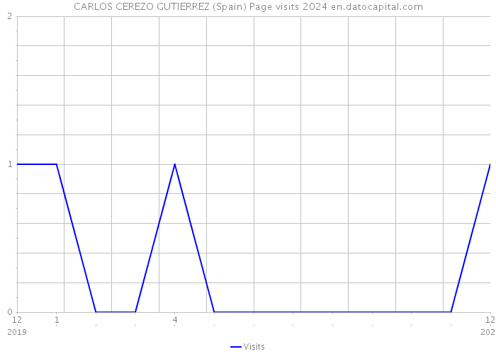 CARLOS CEREZO GUTIERREZ (Spain) Page visits 2024 