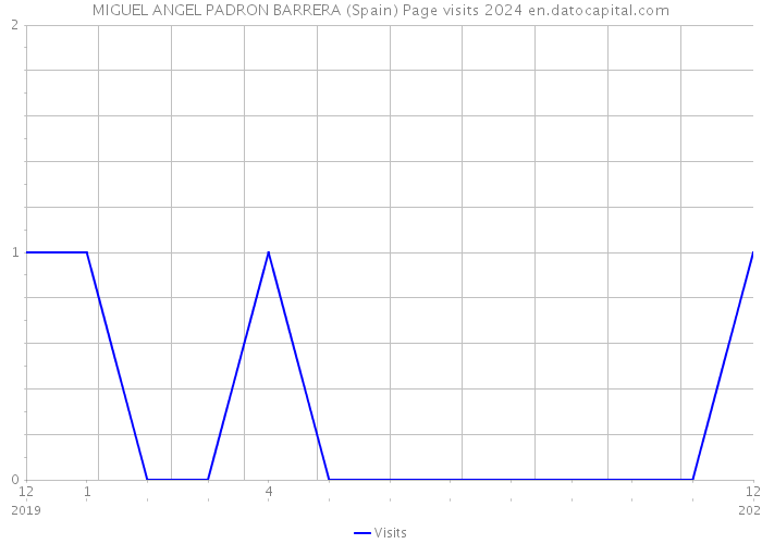 MIGUEL ANGEL PADRON BARRERA (Spain) Page visits 2024 