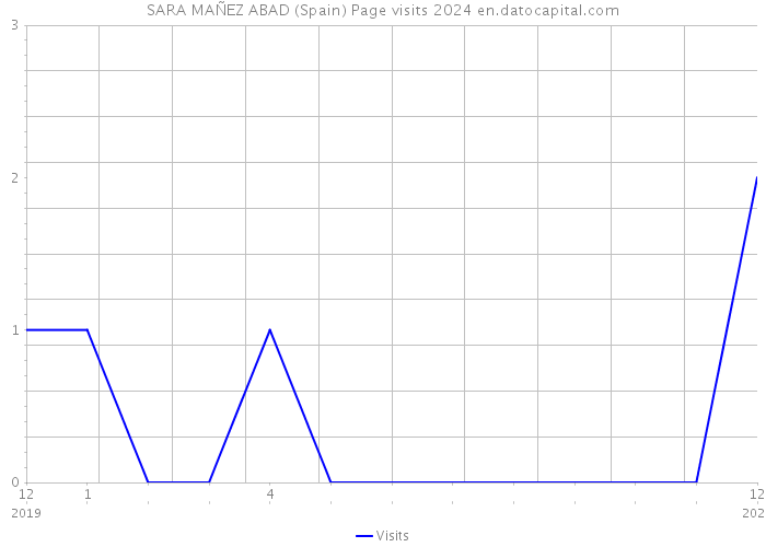 SARA MAÑEZ ABAD (Spain) Page visits 2024 