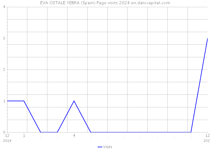 EVA OSTALE YEBRA (Spain) Page visits 2024 
