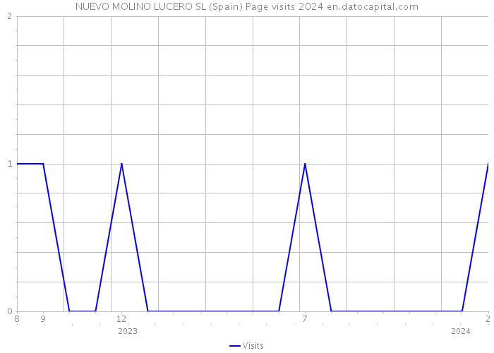 NUEVO MOLINO LUCERO SL (Spain) Page visits 2024 