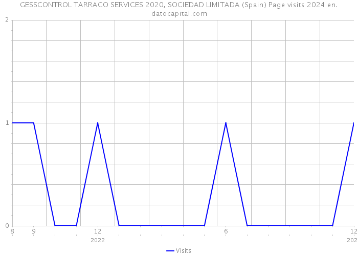 GESSCONTROL TARRACO SERVICES 2020, SOCIEDAD LIMITADA (Spain) Page visits 2024 