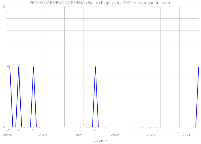 PEDRO CARMENA CARMENA (Spain) Page visits 2024 