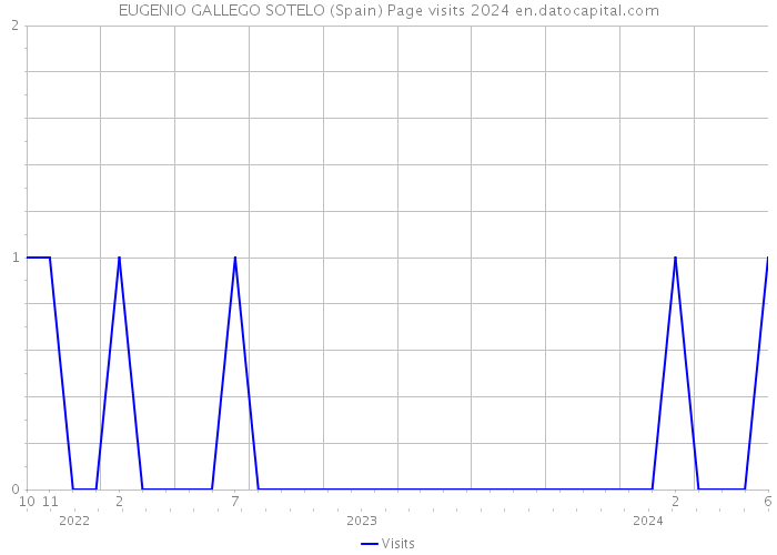 EUGENIO GALLEGO SOTELO (Spain) Page visits 2024 