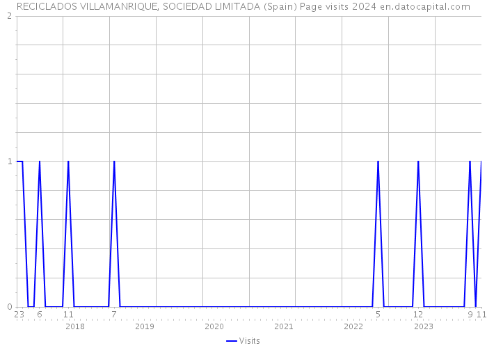 RECICLADOS VILLAMANRIQUE, SOCIEDAD LIMITADA (Spain) Page visits 2024 