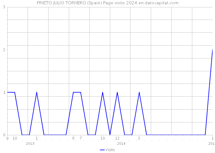 PRIETO JULIO TORNERO (Spain) Page visits 2024 