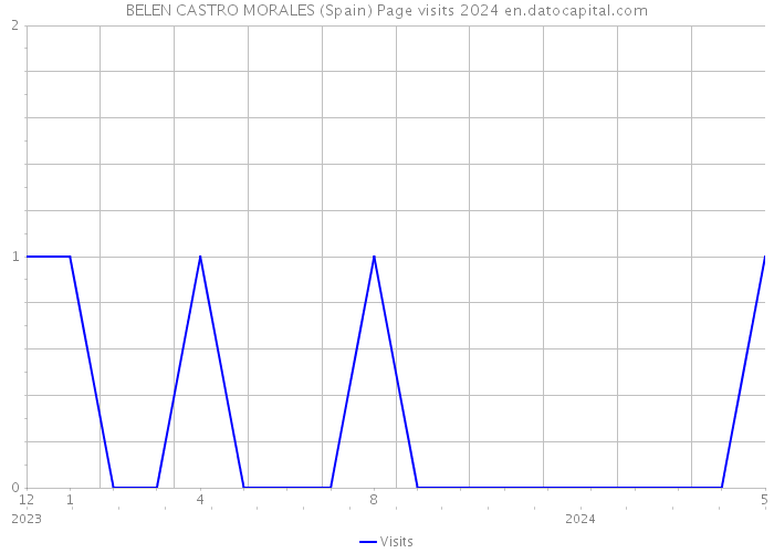 BELEN CASTRO MORALES (Spain) Page visits 2024 