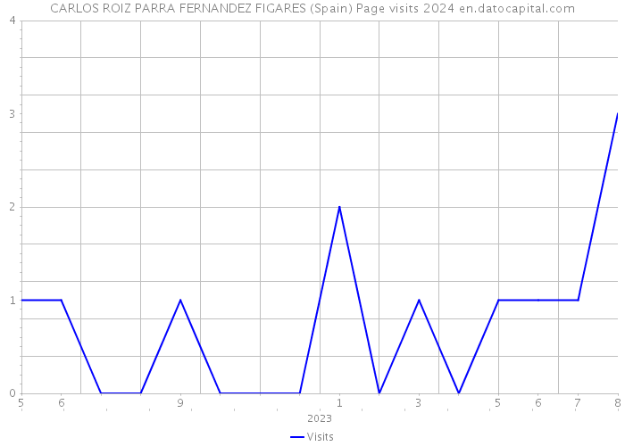 CARLOS ROIZ PARRA FERNANDEZ FIGARES (Spain) Page visits 2024 