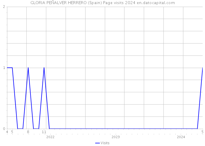 GLORIA PEÑALVER HERRERO (Spain) Page visits 2024 
