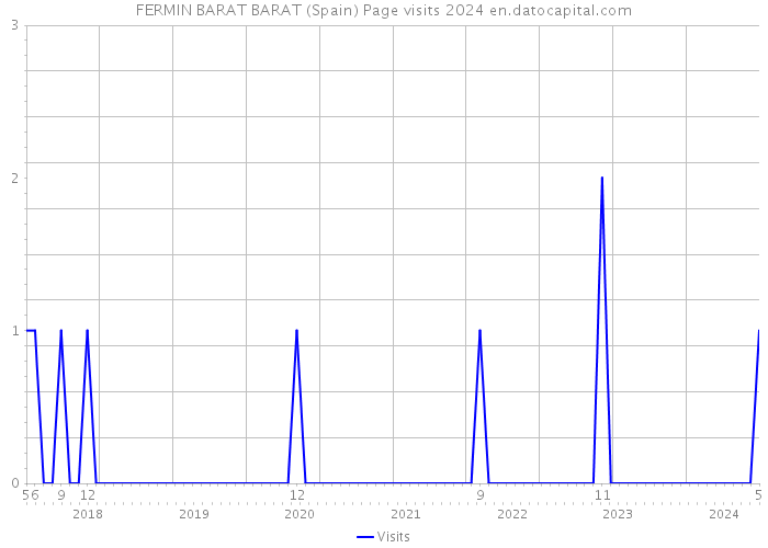 FERMIN BARAT BARAT (Spain) Page visits 2024 