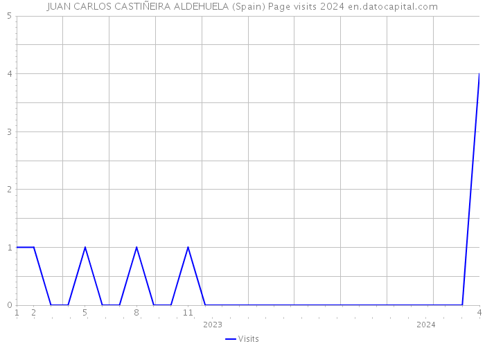 JUAN CARLOS CASTIÑEIRA ALDEHUELA (Spain) Page visits 2024 