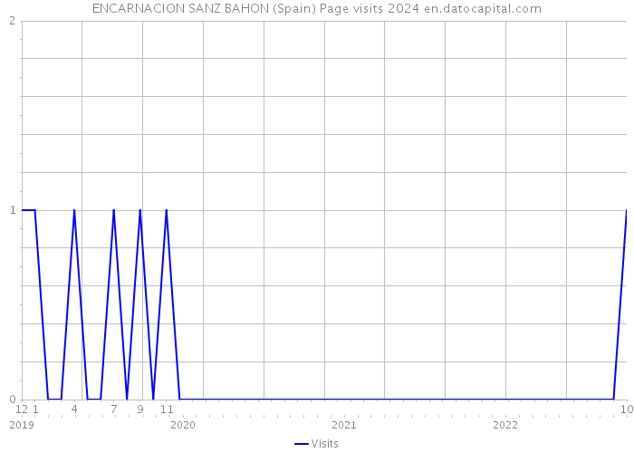 ENCARNACION SANZ BAHON (Spain) Page visits 2024 