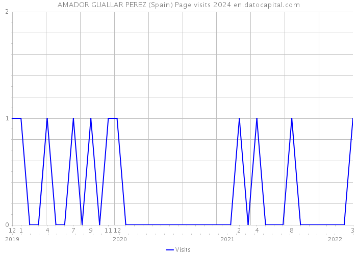 AMADOR GUALLAR PEREZ (Spain) Page visits 2024 