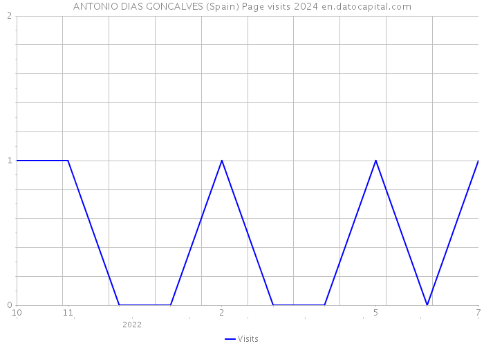 ANTONIO DIAS GONCALVES (Spain) Page visits 2024 