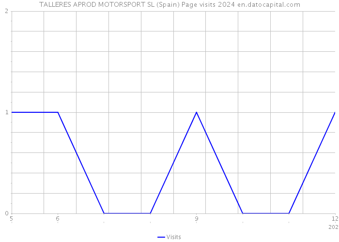 TALLERES APROD MOTORSPORT SL (Spain) Page visits 2024 