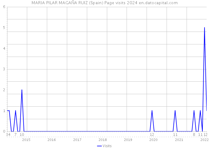 MARIA PILAR MAGAÑA RUIZ (Spain) Page visits 2024 