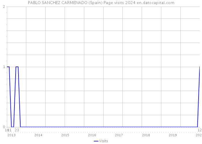 PABLO SANCHEZ CARMENADO (Spain) Page visits 2024 
