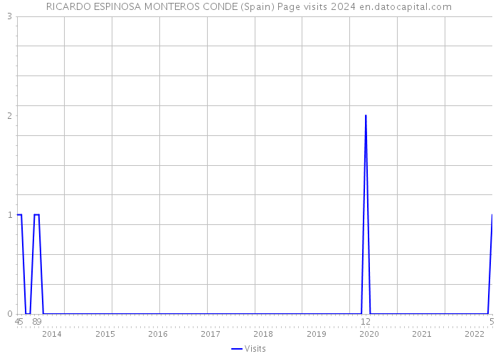 RICARDO ESPINOSA MONTEROS CONDE (Spain) Page visits 2024 