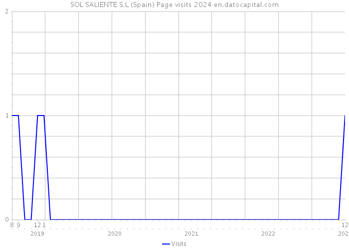 SOL SALIENTE S.L (Spain) Page visits 2024 