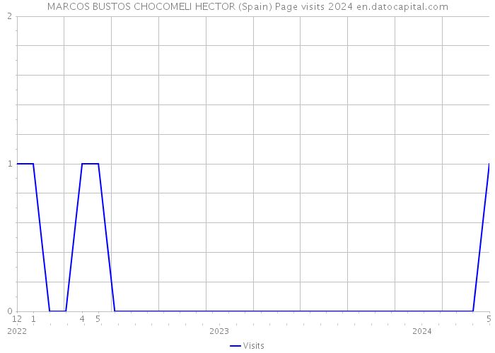 MARCOS BUSTOS CHOCOMELI HECTOR (Spain) Page visits 2024 