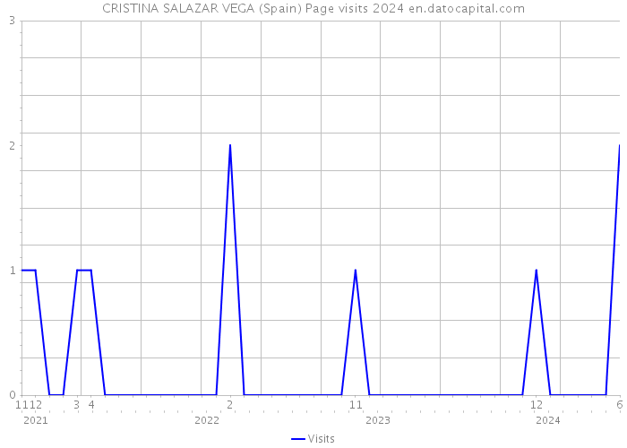 CRISTINA SALAZAR VEGA (Spain) Page visits 2024 