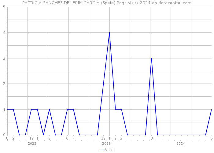 PATRICIA SANCHEZ DE LERIN GARCIA (Spain) Page visits 2024 