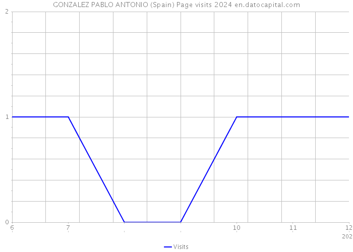 GONZALEZ PABLO ANTONIO (Spain) Page visits 2024 