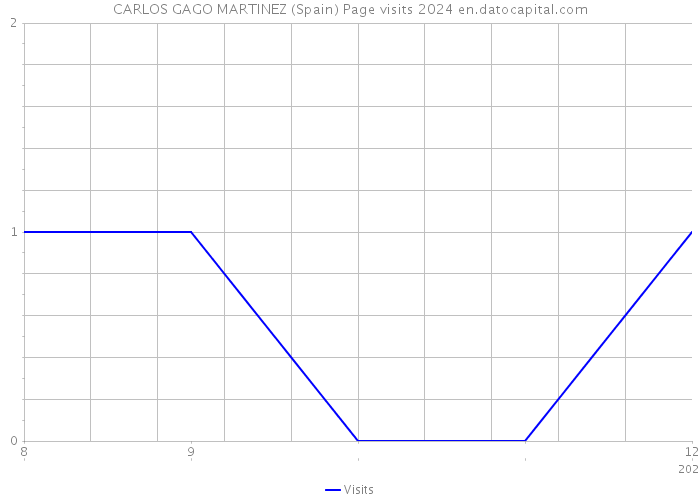 CARLOS GAGO MARTINEZ (Spain) Page visits 2024 