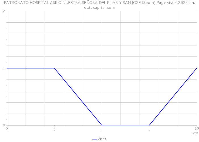 PATRONATO HOSPITAL ASILO NUESTRA SEÑORA DEL PILAR Y SAN JOSE (Spain) Page visits 2024 