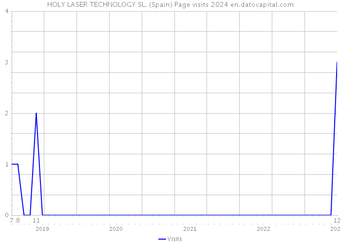 HOLY LASER TECHNOLOGY SL. (Spain) Page visits 2024 
