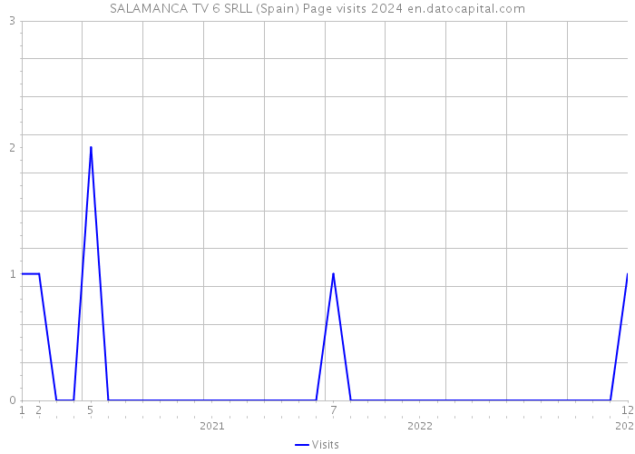 SALAMANCA TV 6 SRLL (Spain) Page visits 2024 