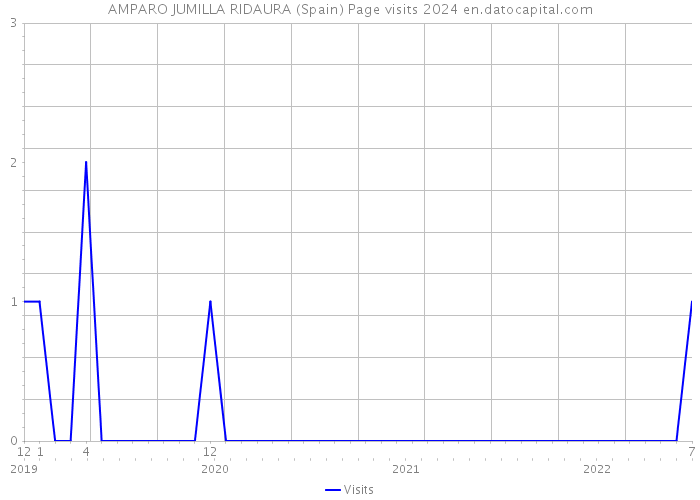 AMPARO JUMILLA RIDAURA (Spain) Page visits 2024 