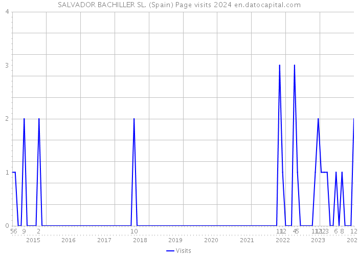 SALVADOR BACHILLER SL. (Spain) Page visits 2024 