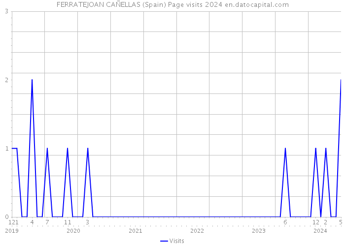 FERRATEJOAN CAÑELLAS (Spain) Page visits 2024 